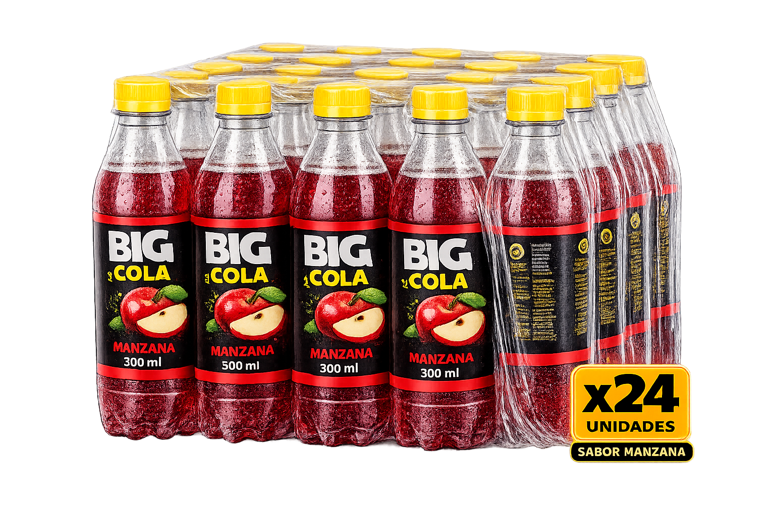Bebida gaseosa Big Cola Manzana 300ml