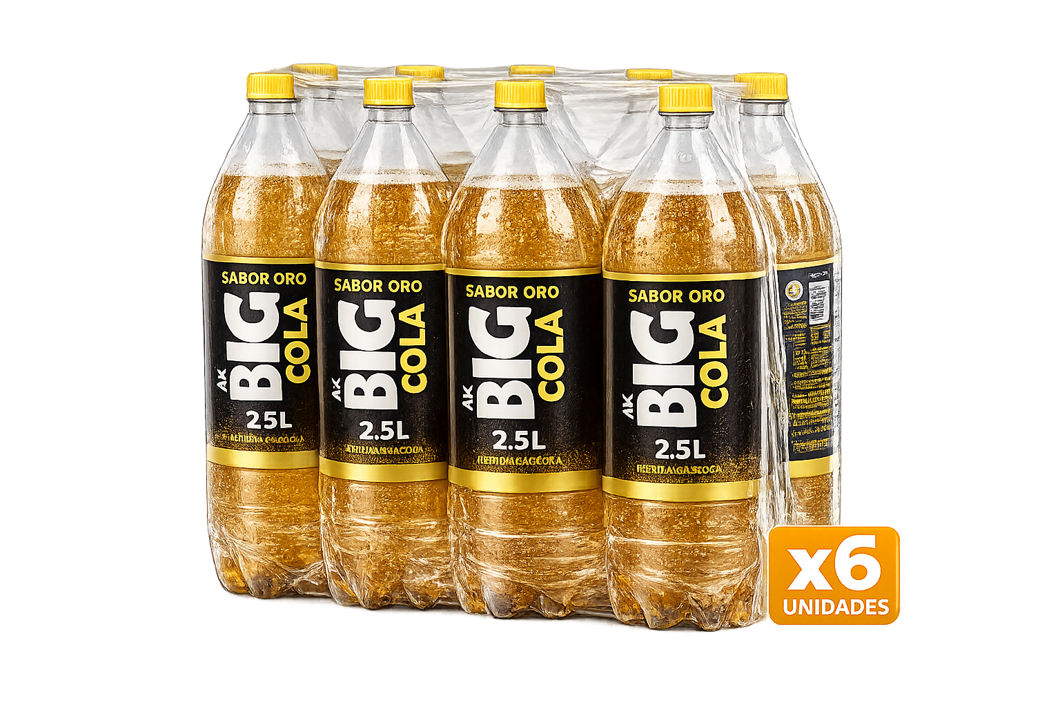 Bebida gaseosa Big Cola Oro 2.5L